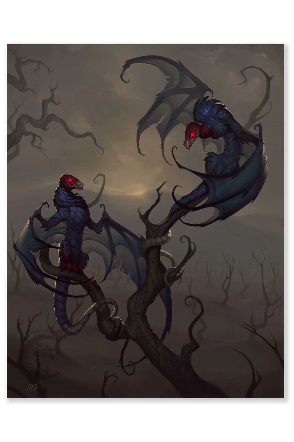 Draco Avis - Vultgon: Turkey Vulture Dragon — The Art of Leslie